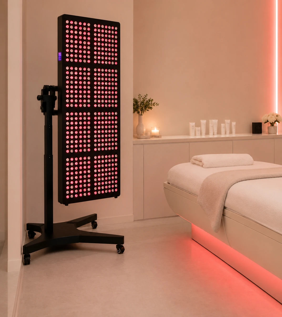 Dohir panel in a wellness space
